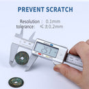 150 mm Plastics Electronic Digital LCD Vernier Caliper LR44 1.5V Battery S SMQ