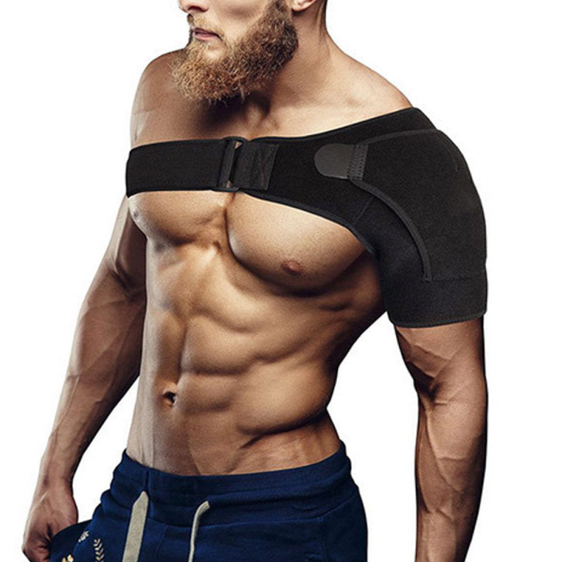 Adjustable Shoulder Injury Support Brace Strap Comfortable Protection  WWU