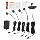 New 4 Sensors System Moving Car Reverse Backup Rear Buzzer Radar Kit Sound X kj