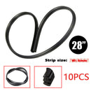 10 Pcs Universal 700mm*6mm Car Rubber Windshield Wiper Blade Refill Strip YQN
