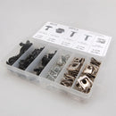 60x Car Engine Protection Pan Hardware Kit Pin Clip Nut for Audi A4 /VW Passat g