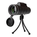 40X60 Zoom Optical HD Lens Monocular Telescope+ Tripod+ Clip For SmartPhone DQA