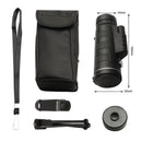 40X60 Zoom Optical HD Lens Monocular Telescope+ Tripod+ Clip For SmartPhone DQA