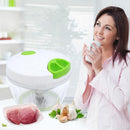 Brieftons Manual Food Vegetable Chopper Mincer Blender Chop Fruits Hand Held Nsd