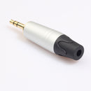 2x 1/8" 3.5mm Male Jack Plug Soldering 3 Pole Plug Repair headphone ADFA