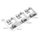 4/8" 6/8" 8/8" 3pc/Set Domestic Sewing Machine Foot Presser Rolled Hem Feet 2019