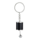 Gear Shift 6-Speed Manual transmission Turbo Keychain Keyring Black EOW MKK