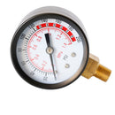 0-200 PSI Air Gauge For Air Tank Accessory Easy To Read Two Color Gauge  PIP
