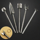 Electric Wood Carving Polished HSS Drills Grinding Head Pro Woodworking To ISV