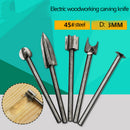 Electric Wood Carving Polished HSS Drills Grinding Head Pro Woodworking To ISV
