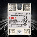 1Pcs Solid State Relay Module 3-32V DC Input 24-380VAC SSR-40DA 40A DPT