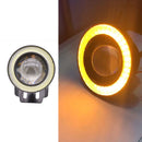 2x 3" LED Car SUV Halo Rings Angel Eyes COB Projector Fog Light Universal New