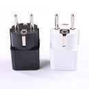 2PCS Universal US AU UK to EU Euro Europe Plug Travel Adapter Socket Con JGF