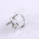 2PCS Universal US AU UK to EU Euro Europe Plug Travel Adapter Socket Con JGF