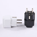 2PCS Universal US AU UK to EU Euro Europe Plug Travel Adapter Socket Con JGF