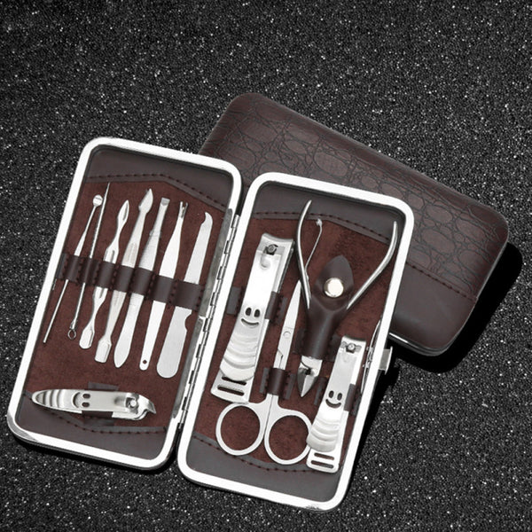 12pcs/Set Nail Care Cutter Grooming Cuticle Clippers Pedicure Manicure tools