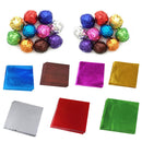 100X Square Aluminum Wrappers Chocolate Sweets Candy Confectionery 10c VAD