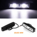 2x 18W 16LED Work Light Bulb Spot Beam Bar Car SUV Off Road Driving Fog Lamp qwe