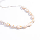 Beach Bohemia Velvet Shell Pendant Chains Choker Rope Tassel Necklace YYP