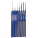 8 x Metal Knitting Needles Crochet Hooks Kits With Ergonomic Grips 0.6-1.7 GUA