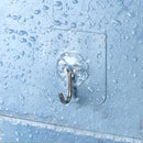 8PCS Adhesive Wall Hooks Heavy Duty Stick On Strong Waterproof Ceiling  DDM