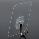 8PCS Adhesive Wall Hooks Heavy Duty Stick On Strong Waterproof Ceiling  DDM