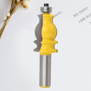 1/2" Shank Fish-shaped Router Bit Carving Mold Mill Cutter Woodwork Tool Durable