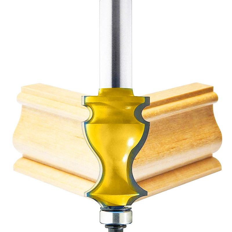 1/2" Shank Fish-shaped Router Bit Carving Mold Mill Cutter Woodwork Tool Durable