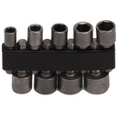 9pcs Metric Socket 5mm-13mm Hex Nut Driver Adapter Drill Bit Kit Hand To KDY