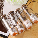 12pcs Mini Transparent Glass Wish Bottle Vial With Cork Stopper Storage cxv