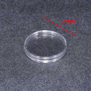 100pcs 27/30mm Coin Storage Box Clear Plastic Round Display Case Album Ca XCL