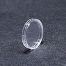100pcs 27/30mm Coin Storage Box Clear Plastic Round Display Case Album Ca XCL