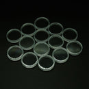 100pcs 27/30mm Coin Storage Box Clear Plastic Round Display Case Album Ca XCL