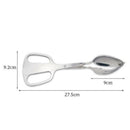8/10 Inch Stainless Steel Scissor Fork Spoon Salad Clip BBQ Bread Tongs FCA
