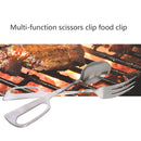 8/10 Inch Stainless Steel Scissor Fork Spoon Salad Clip BBQ Bread Tongs FCA