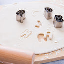 26Pcs Alphabet Number Letter Fondant Cake Decorating Set Icing Cutter M FKZ
