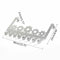 Over Door Hanger 8 Hooks for Clothes Coat Hats Holder Rack Stainless Steel RAA