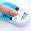 Mini LCD Digital Pill Box Timer Electric Clock Reminder Medicine Pill Case CEG
