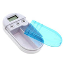 Mini LCD Digital Pill Box Timer Electric Clock Reminder Medicine Pill Case CEG