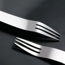 6pcs Fruit Forks Stainless Steel Western Food Flatware Salad Tableware fo XYI