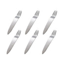 6pcs Fruit Forks Stainless Steel Western Food Flatware Salad Tableware fo XYI