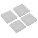 Hot Portable 4 Pcs White Hard Plastic Case Holder Storage Box For AA AAA B BQO