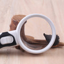 Rubber handle Double LED light reading identification Magnifier VNI