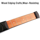Portable Travel Acoustic Wooden Pocket Guitar Trainer Chord Practice to YYQ
