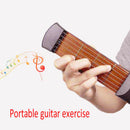 Portable Travel Acoustic Wooden Pocket Guitar Trainer Chord Practice to YYQ