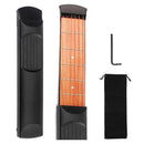 Portable Travel Acoustic Wooden Pocket Guitar Trainer Chord Practice to YYQ