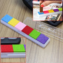6 Colors Ink Pad Inkpad Stamp Finger Print Album Card-making Crafts DIY mode
