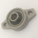 FL08 8mm Bore Zinc Alloy 2-Bolt Self-aligning Flange Mounted Ball Bearing 1 pc