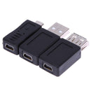 12Pcs/Set USB 2.0 A Male To Female Micro-B Mini-B Changer Converter Adapter