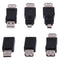12Pcs/Set USB 2.0 A Male To Female Micro-B Mini-B Changer Converter Adapter